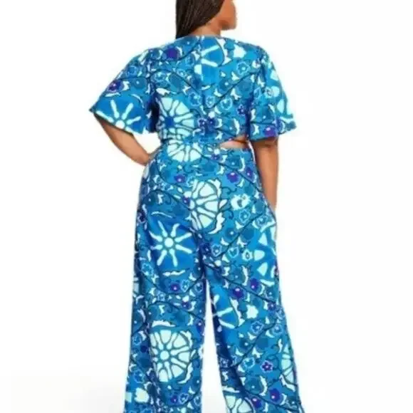 RHODE X TARGET Zinnia Floral Cut Out Jumpsuit - Picture 5 of 9